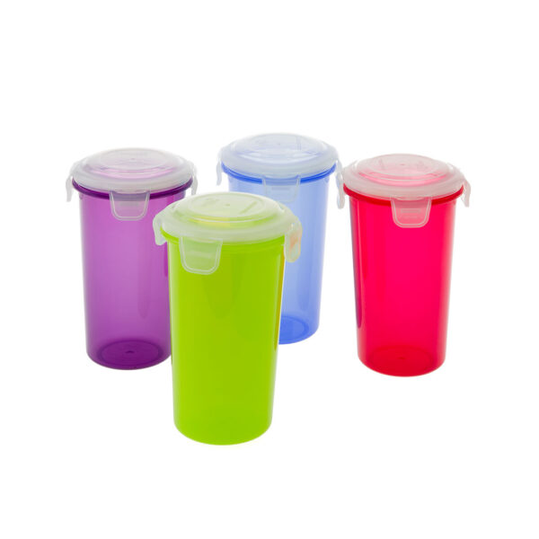 set-drinkbekers-4-delig-multicolor