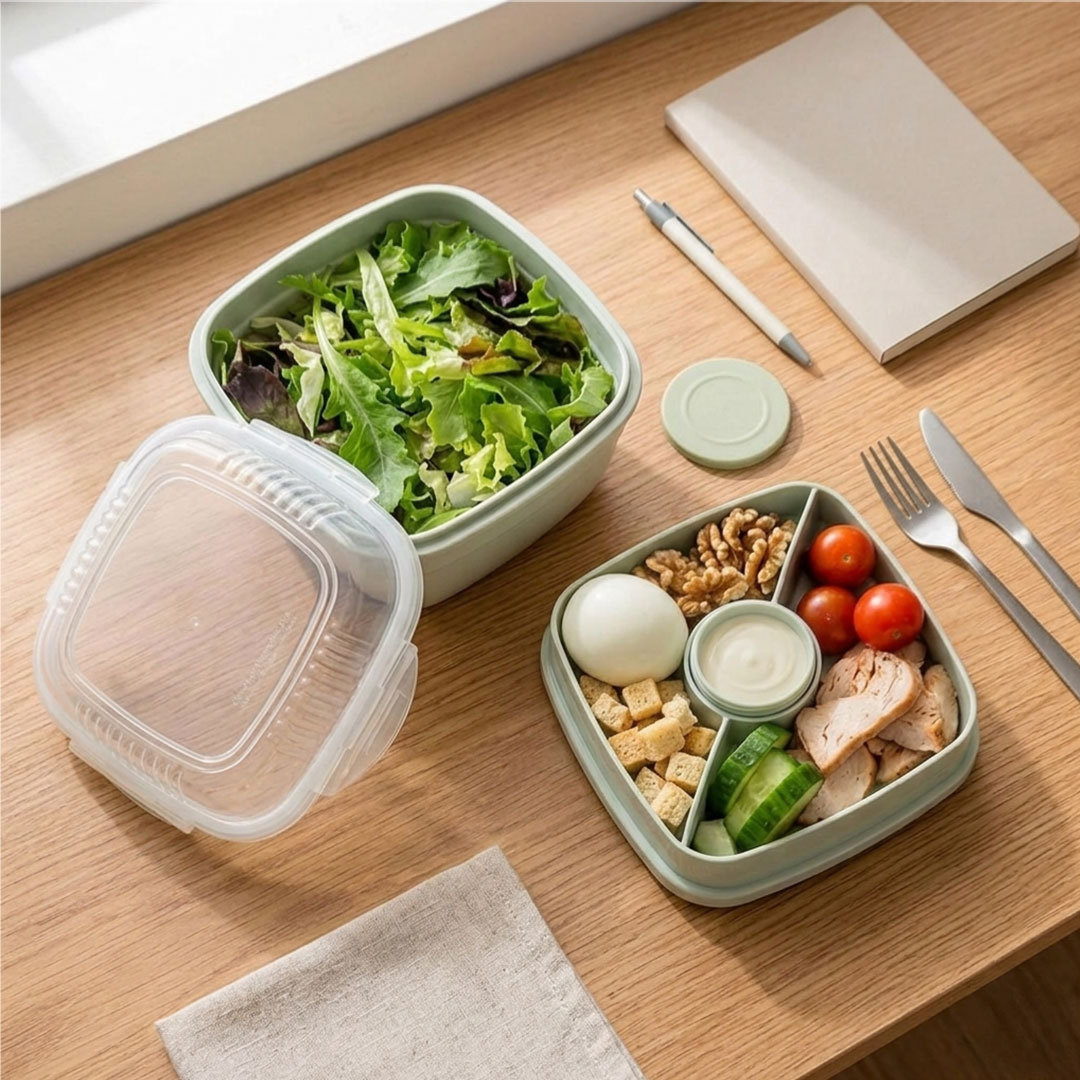 Salade lunchbox groen