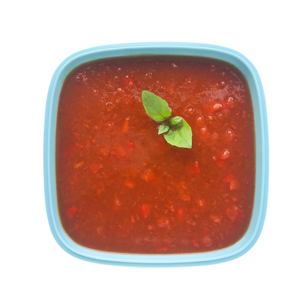 Stapelbare vershoudbakjes 3-delig 1600 ml blauw