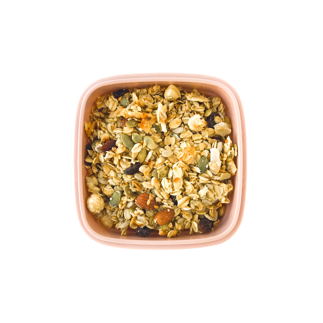 Stapelbare vershoudbakjes set 3-delig 520ml roze