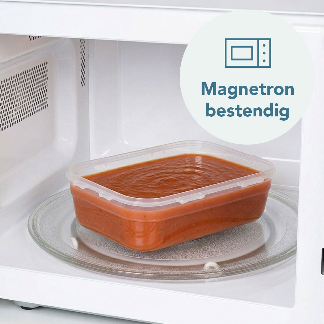 Stapelbare vershoudbakjes 1,2 liter