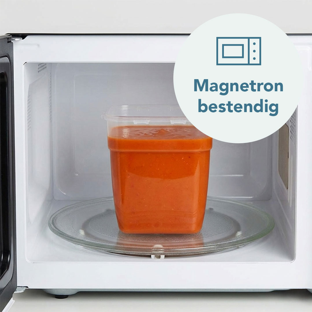 Stapelbaar vershoudbakje 1,3 liter