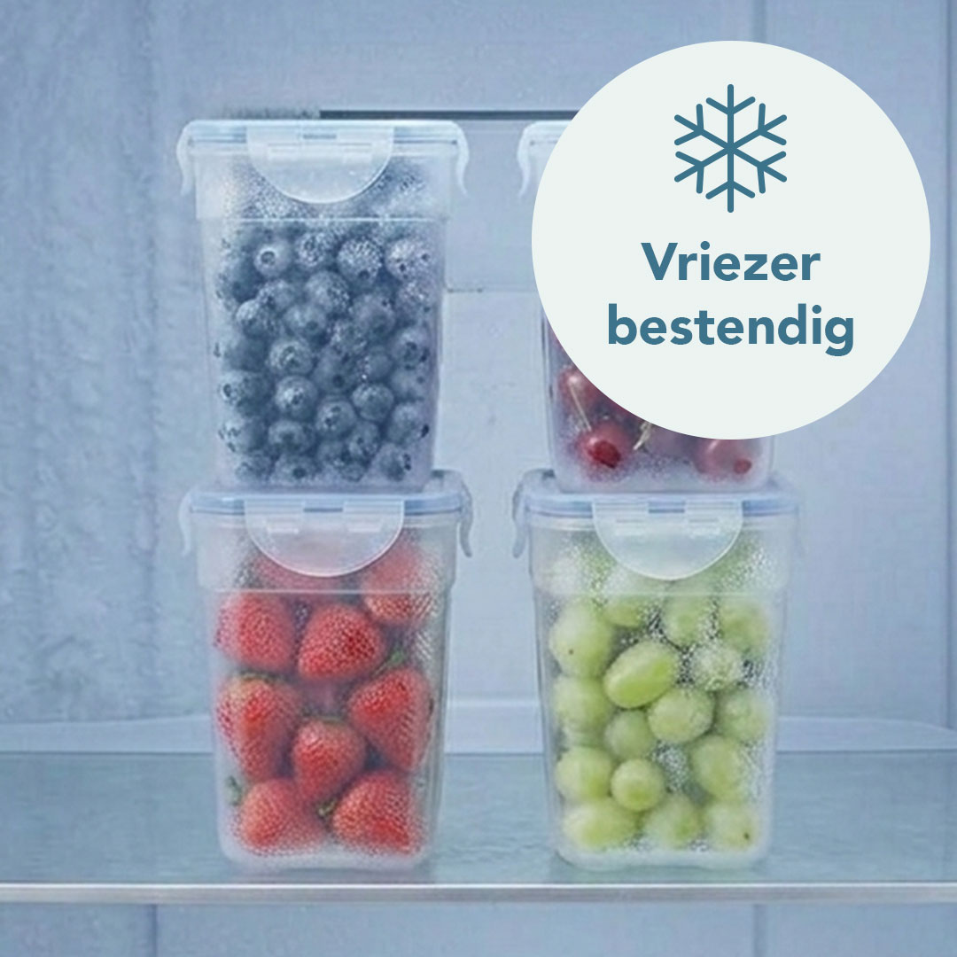 Stapelbaar vershoudbakje 1,3 liter