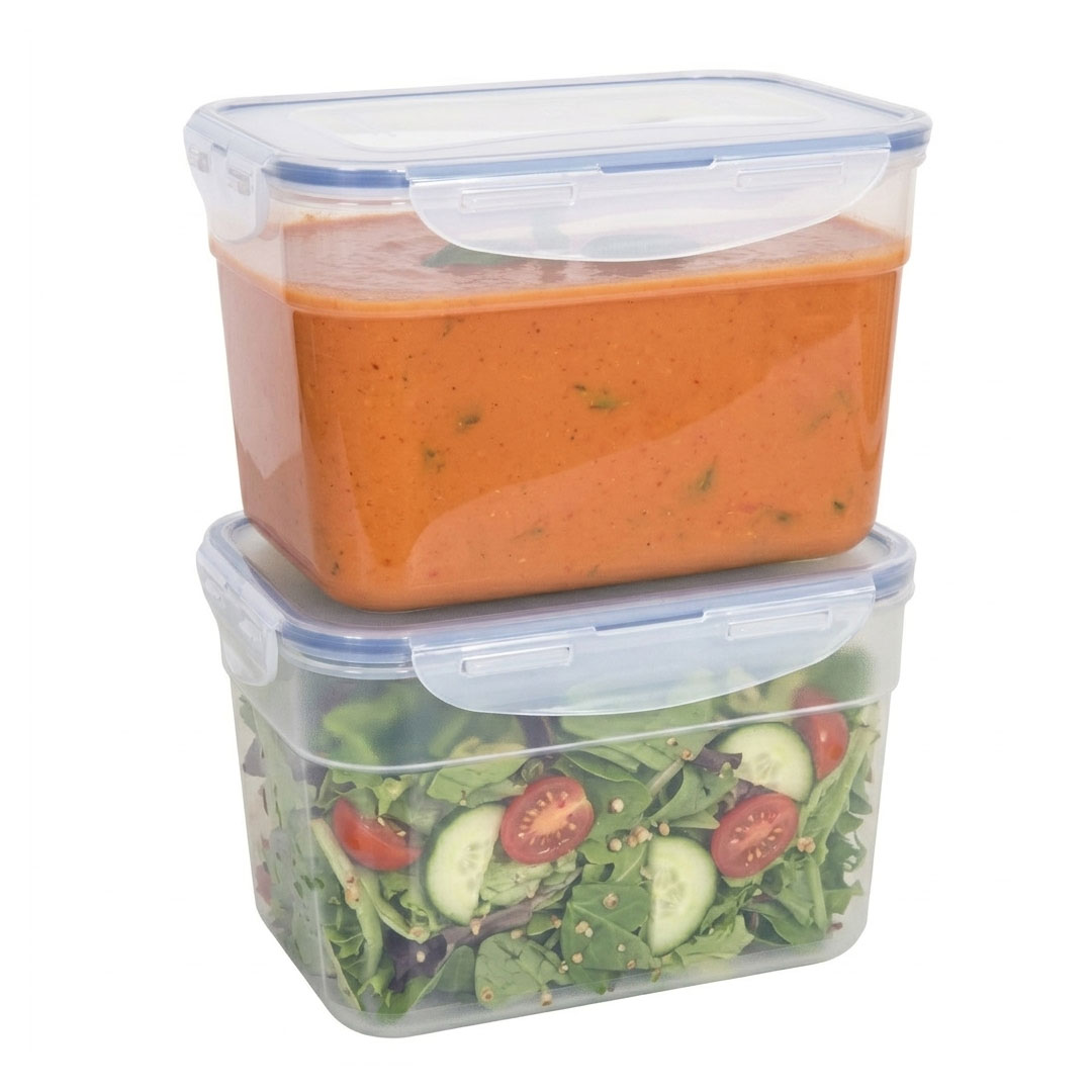 Stapelbaar vershoudbakje 2400 ml