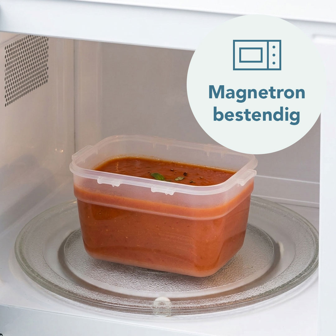 Stapelbaar vershoudbakje 800 ml