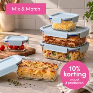 Ovenschalen met deksel mix en match