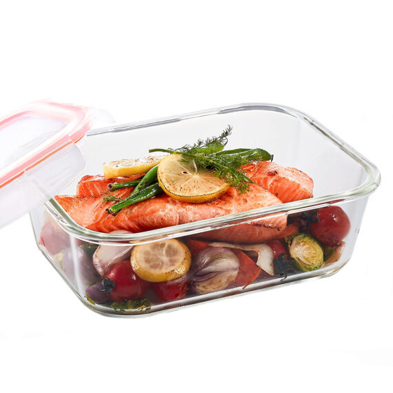 Glazen ovenschaal met deksel 2000 ml