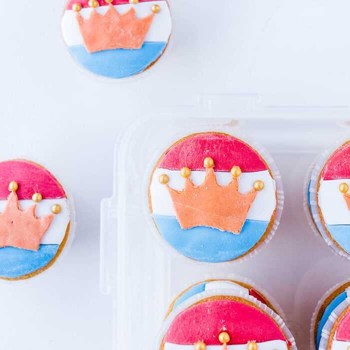 oranje hapjes cupcakes