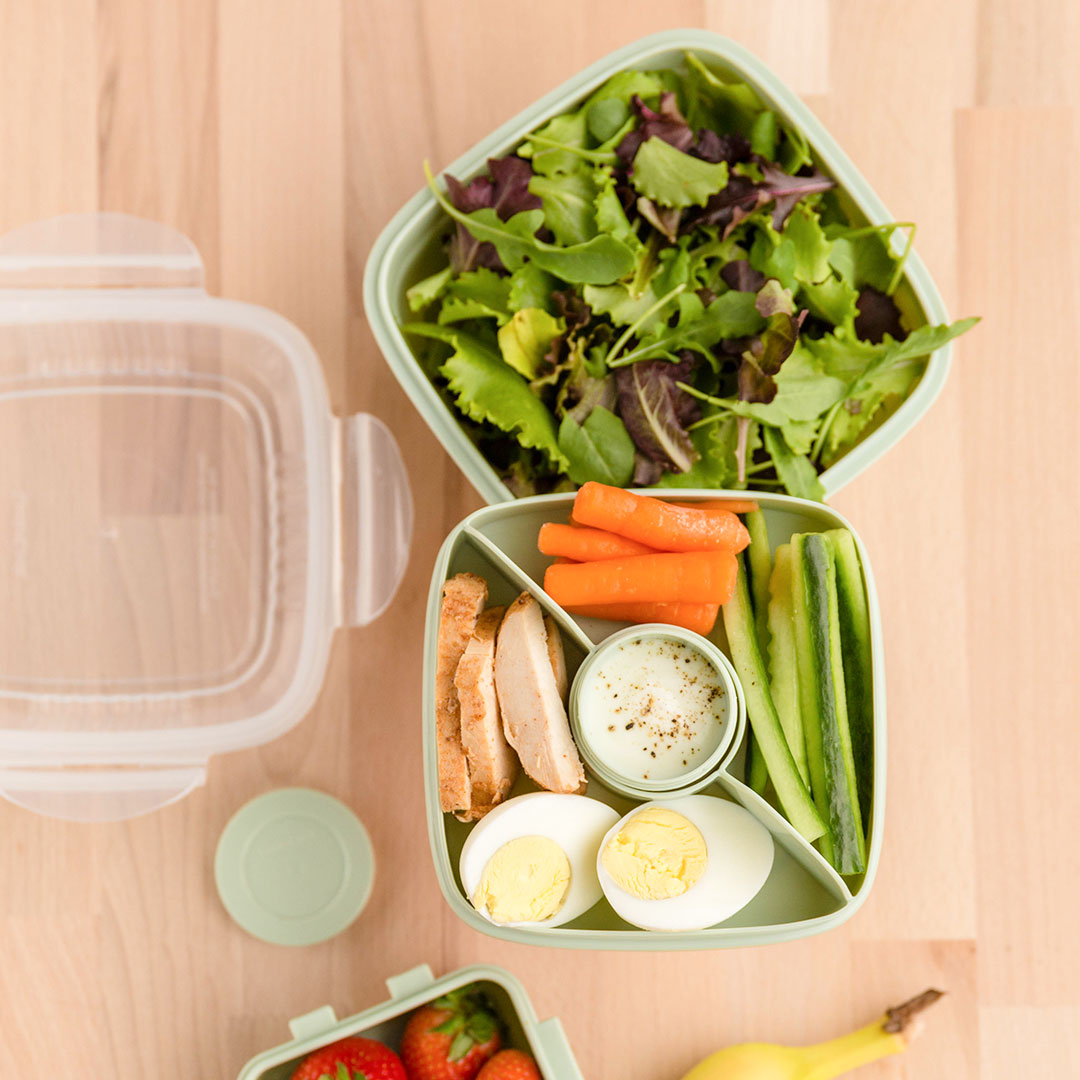 Salade lunchbox groen