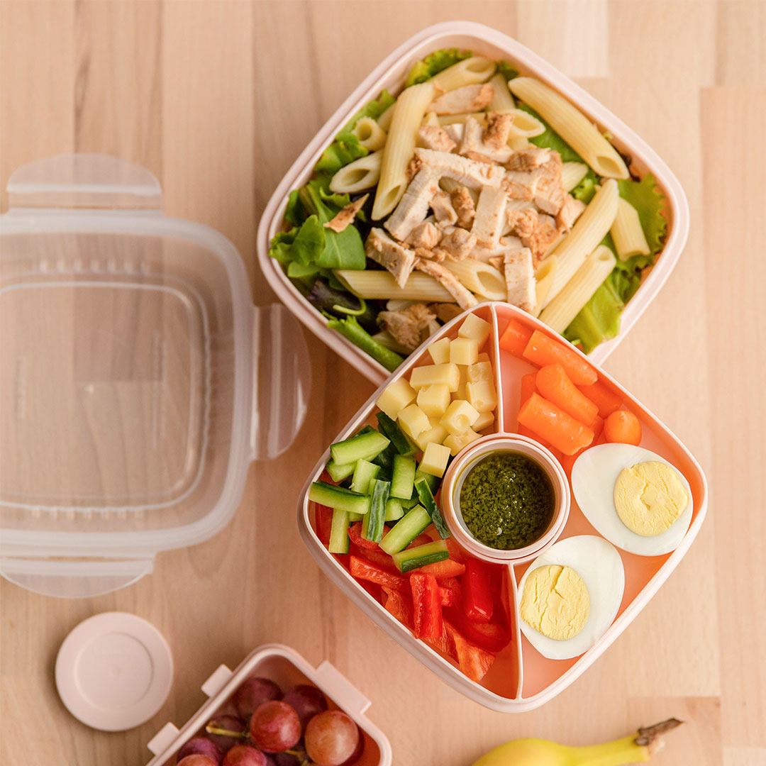 Salade lunchbox roze