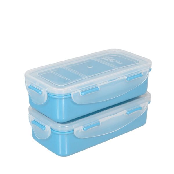 Kleine lunchboxen set blauw