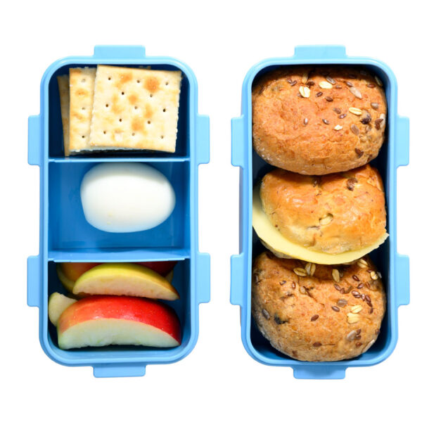 Kleine lunchboxen set blauw