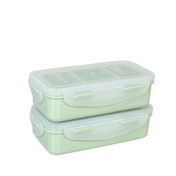 Kleine lunchboxen set groen