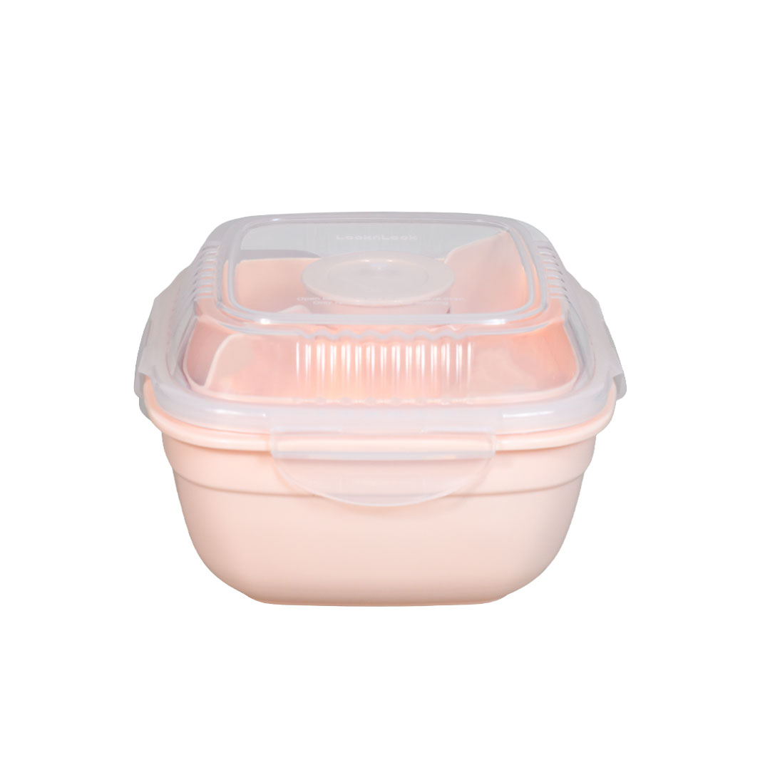 Salade lunchbox tray roze