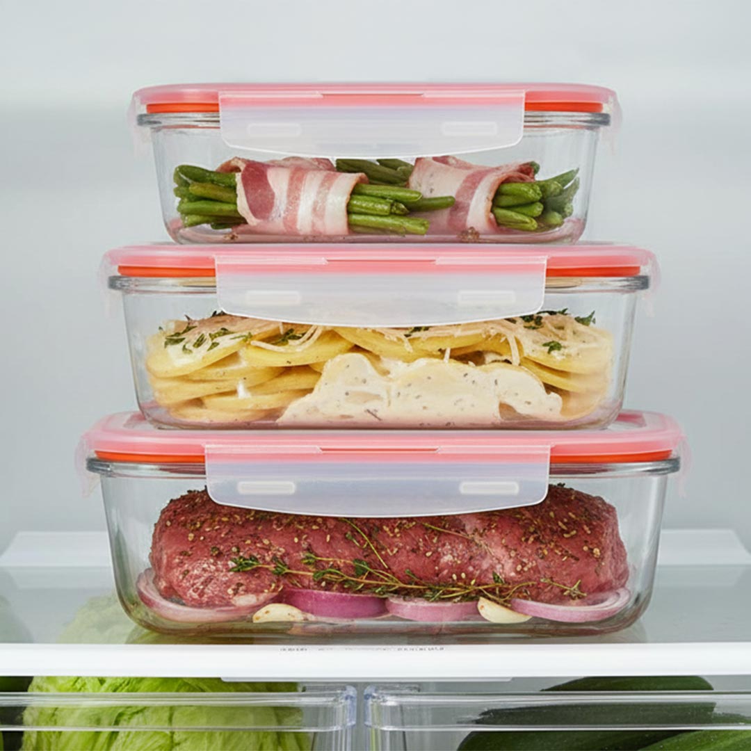 Ovenschalen met deksel