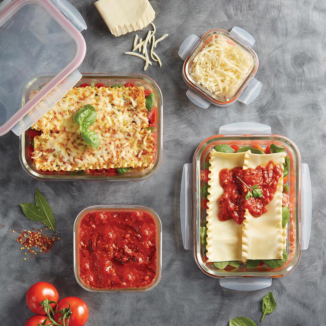 Ovenschalen met deksel