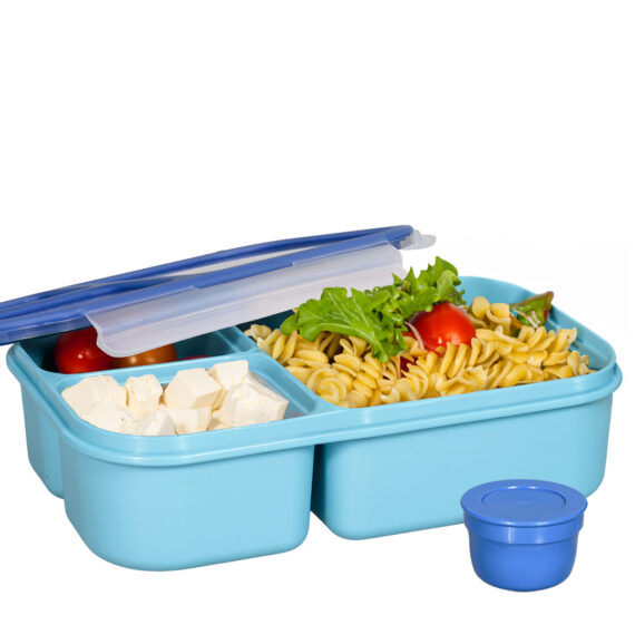 Lunchbox 1,5 liter blauw