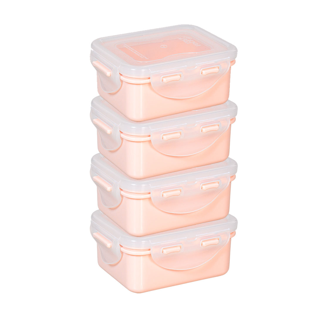 Snackdoosjes pastelroze