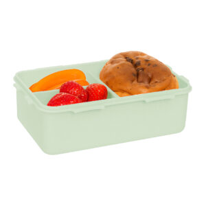 Lunchbox met vakjes groen