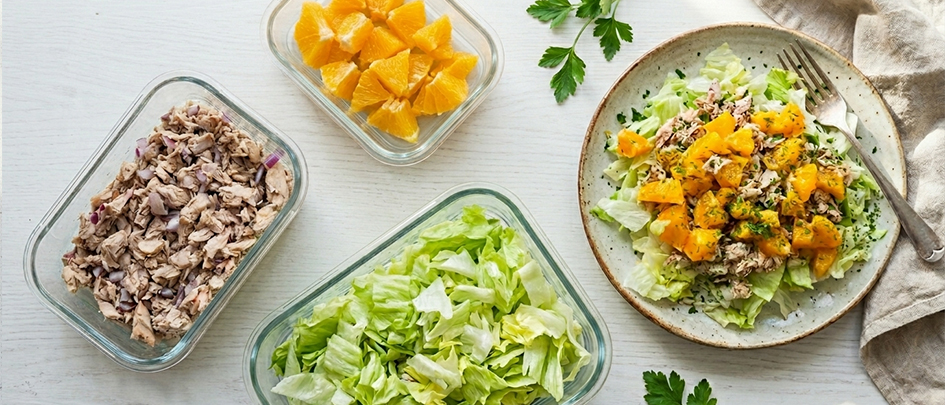 Meal prep recept makreelsalade