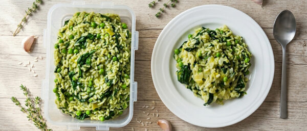 Meal prep recept groene risotto