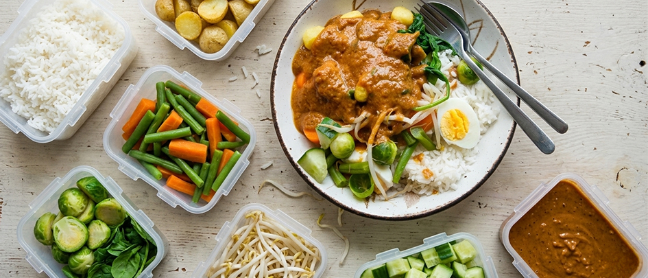 Meal prep recept gado gado