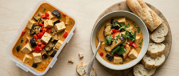 Meal prep recept rode curry