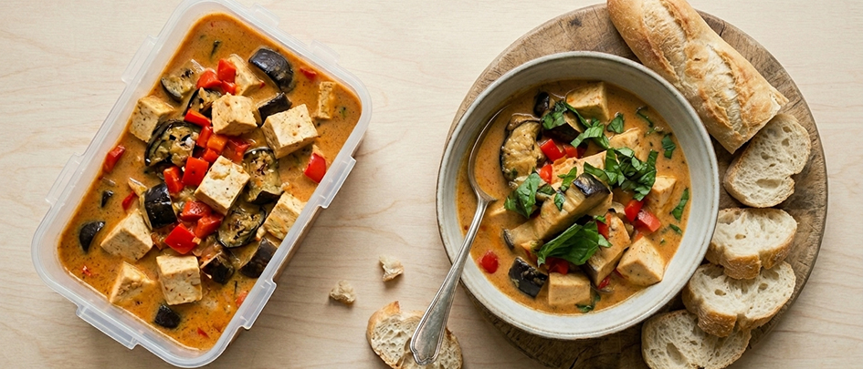 Meal prep recept rode curry