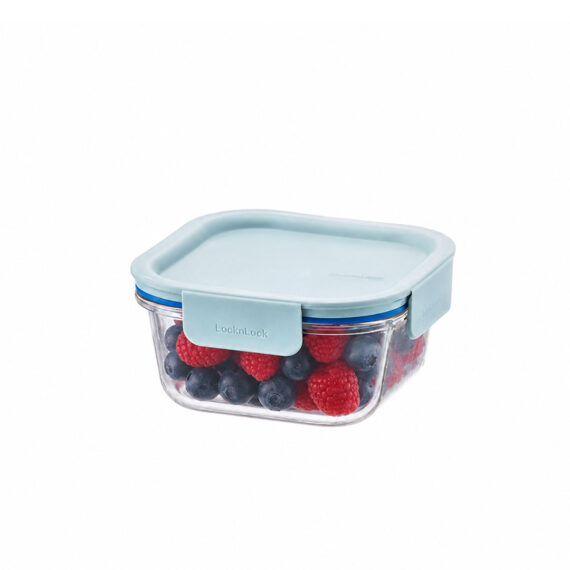 Glazen vershoudbakje 500 ml - vierkant