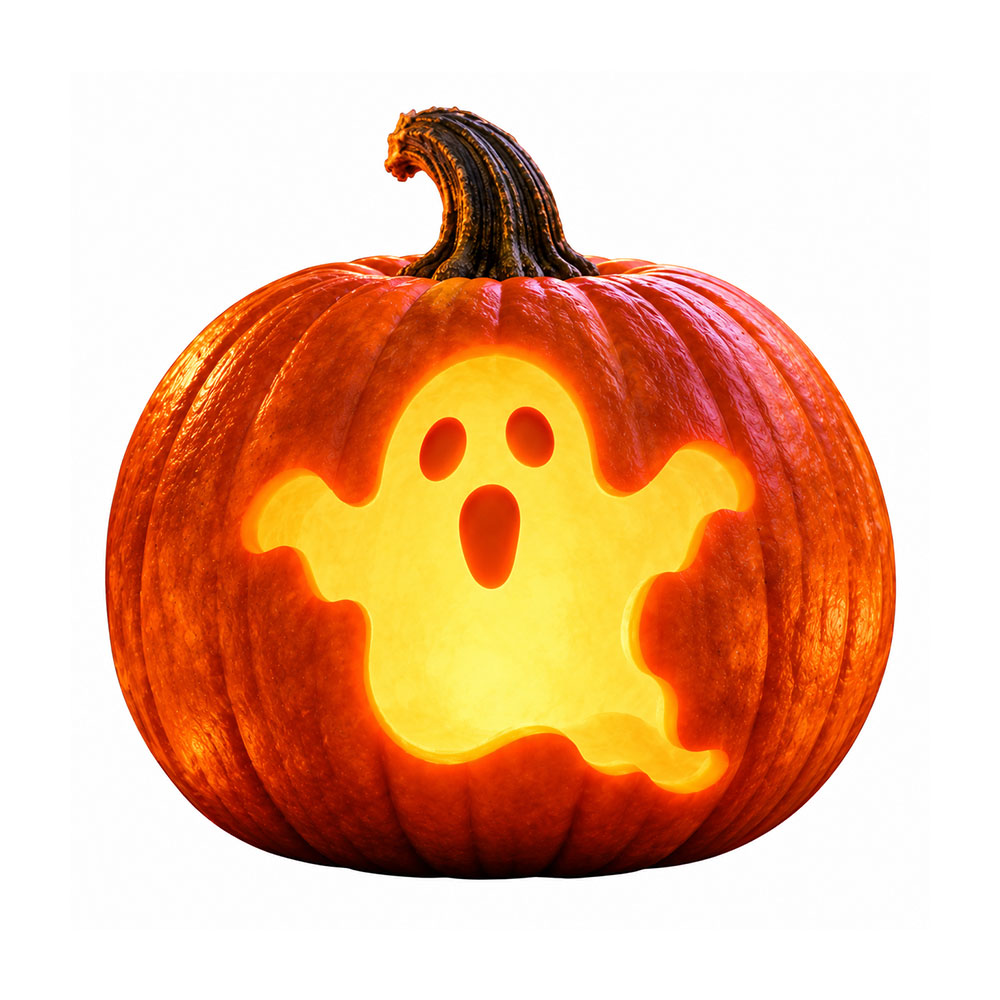 Klik op de spookpompoen